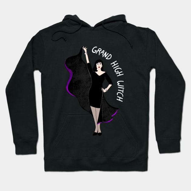 Grand High Witch! Hoodie by Illustrating Diva 